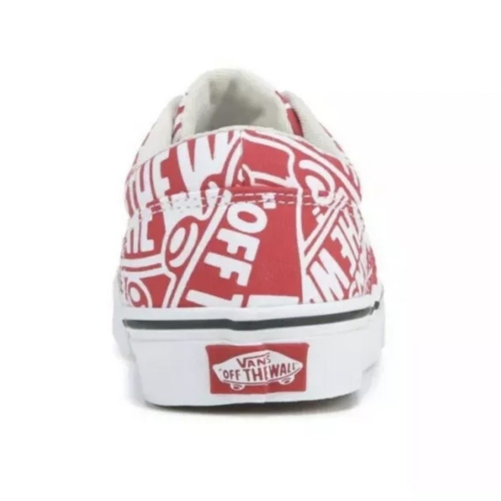 VANS OF THE WALL DOHENY RED & WHITE 5Y 6.5W NIB